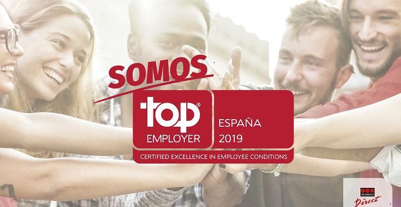 Securitas Direct certificada como Top Employer Securitas Direct certificada como Top Employer